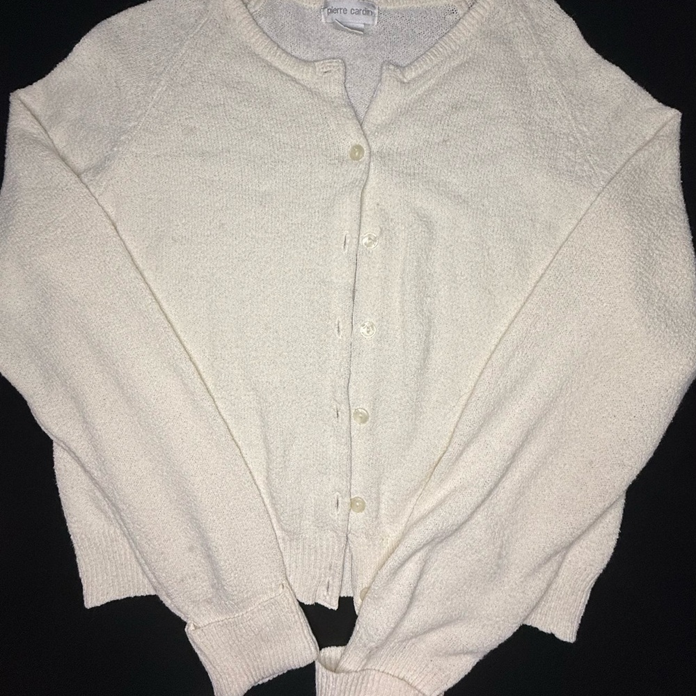Pierre Cardin Women's Off-White Cardigan